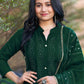 Salwar Suit Rayon Green Sequins Salwar Kameez