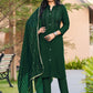 Salwar Suit Rayon Green Sequins Salwar Kameez