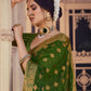 Trendy Saree Chiffon Silk Green Weaving Saree