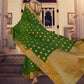 Trendy Saree Chiffon Silk Green Weaving Saree