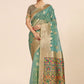 Classic Organza Green Weaving Saree