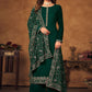 Salwar Suit Georgette Green Crystals Salwar Kameez