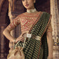Classic Viscose Green Embroidered Saree
