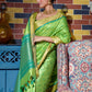 Classic Silk Green Woven Saree