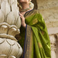 Classic Satin Silk Green Weaving Saree