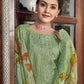 Straight Salwar Suit Georgette Green Embroidered Salwar Kameez