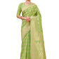 Classic Silk Green Weaving Saree