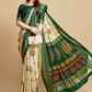 Contemporary Silk Green Jacquard Work Saree