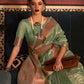 Designer Silk Green Weaving Saree