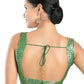 Designer Blouse Silk Green Weaving Blouse