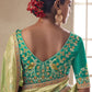 Classic Silk Green Embroidered Saree