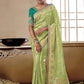 Classic Silk Green Embroidered Saree