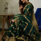 Classic Organza Silk Green Weaving Saree