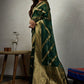Classic Organza Silk Green Weaving Saree