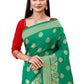 Trendy Saree Silk Green Weaving Saree
