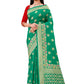 Trendy Saree Silk Green Weaving Saree