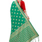 Trendy Saree Silk Green Weaving Saree