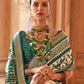 Trendy Saree Silk Green Patola Print Saree