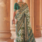 Trendy Saree Silk Green Patola Print Saree