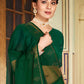 Contemporary Chiffon Green Stone Saree