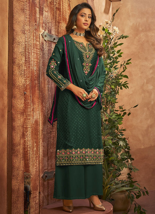 Salwar Suit Brasso Green Diamond Salwar Kameez