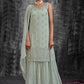 Salwar Suit Georgette Green Mirror Salwar Kameez