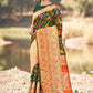Trendy Saree Silk Green Weaving Saree
