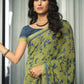 Trendy Saree Georgette Green Lace Saree