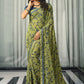 Trendy Saree Georgette Green Lace Saree