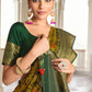 Trendy Saree Silk Viscose Green Weaving Saree