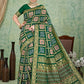 Contemporary Art Silk Green Weaving Saree