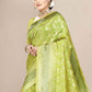 Classic Organza Green Weaving Saree