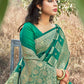 Traditional Saree Banarasi Silk Green Weaving Saree