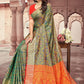 Classic Patola Silk Green Weaving Saree
