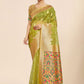 Classic Organza Green Weaving Saree