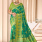 Traditional Saree Silk Green Weaving Saree