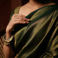 Trendy Saree Kanjivaram Silk Green Weaving Saree