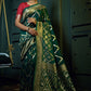 Classic Banarasi Silk Green Weaving Saree