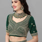 Lehenga Choli Faux Georgette Green Cord Work Lehenga Choli