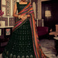 Lehenga Choli Georgette Green Sequins Lehenga Choli