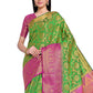 Classic Kanjivaram Silk Green Zari Saree