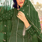 Salwar Suit Georgette Green Diamond Salwar Kameez