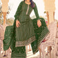 Salwar Suit Georgette Green Diamond Salwar Kameez