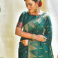 Classic Silk Green Woven Saree