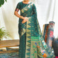 Classic Silk Green Woven Saree