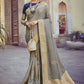 Classic Art Silk Grey Meenakari Saree