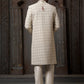 Sherwani Art Silk Grey Machine Embroidery Mens