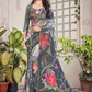 Designer Weight Less Grey Digital Print Saree
