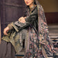 Palazzo Salwar Suit Velvet Grey Embroidered Salwar Kameez