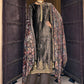 Palazzo Salwar Suit Velvet Grey Embroidered Salwar Kameez